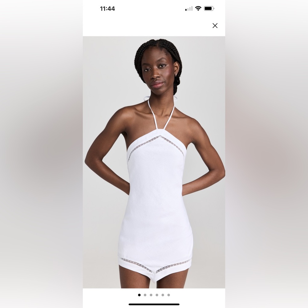 STAUD White Mini Dress